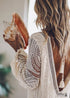 Boho White Crochet Mini Dress Brielle